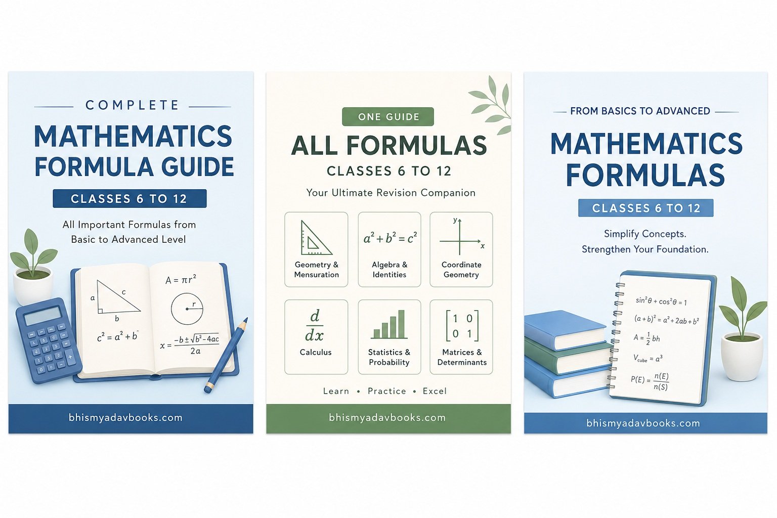 List of Mathematics Formulas