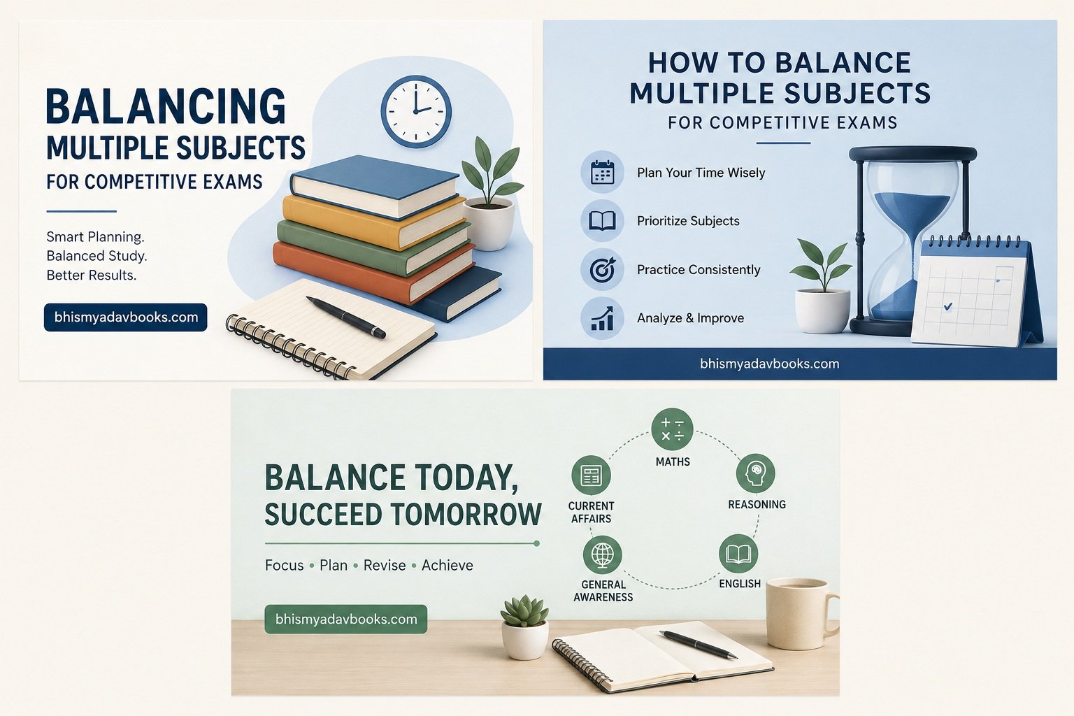 Balancing Multiple Subjects for Competitive Exams