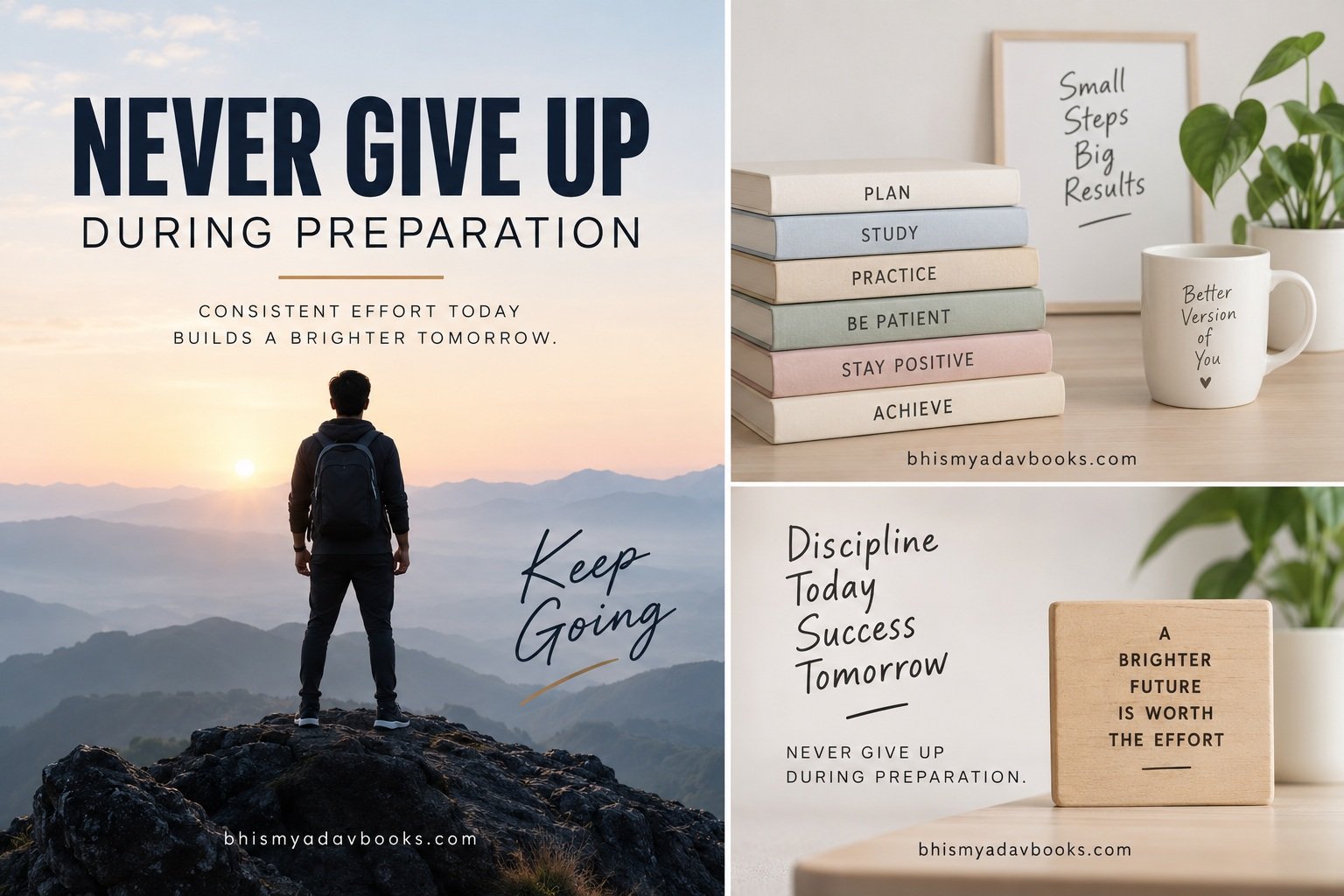 Never Give Up During Preparation